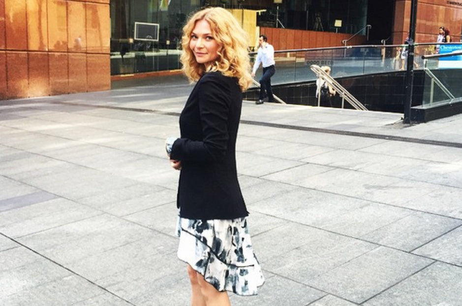 Australian Actress - Leeanna Walsman on The Morning Show