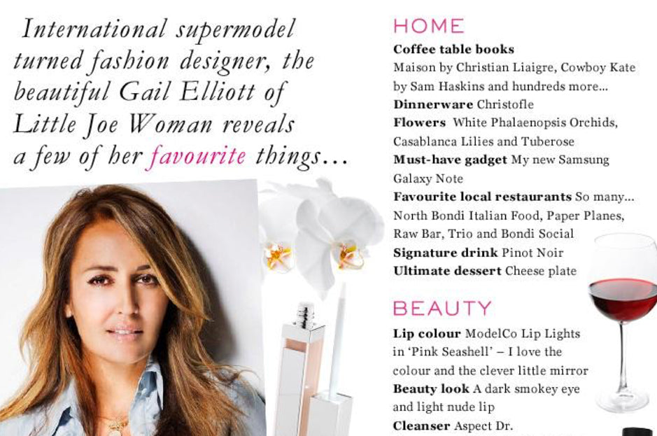 Gail Elliott Reveals Her Favourite Things