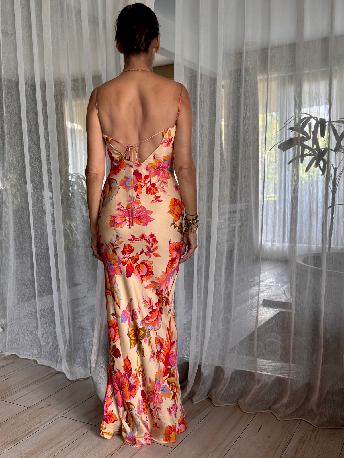 Tessa Maxi Dress in Hanalei Flower Print