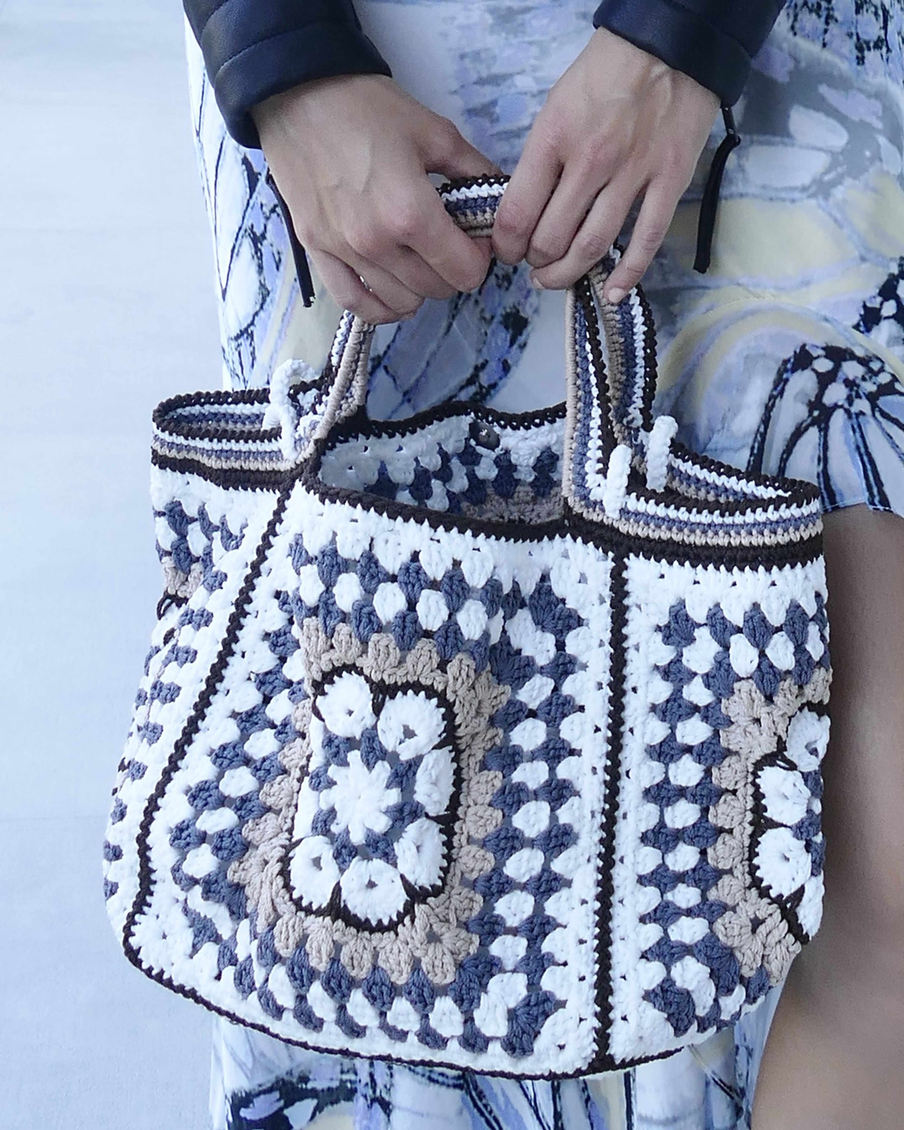 Lenny Love Crochet Tote Bag