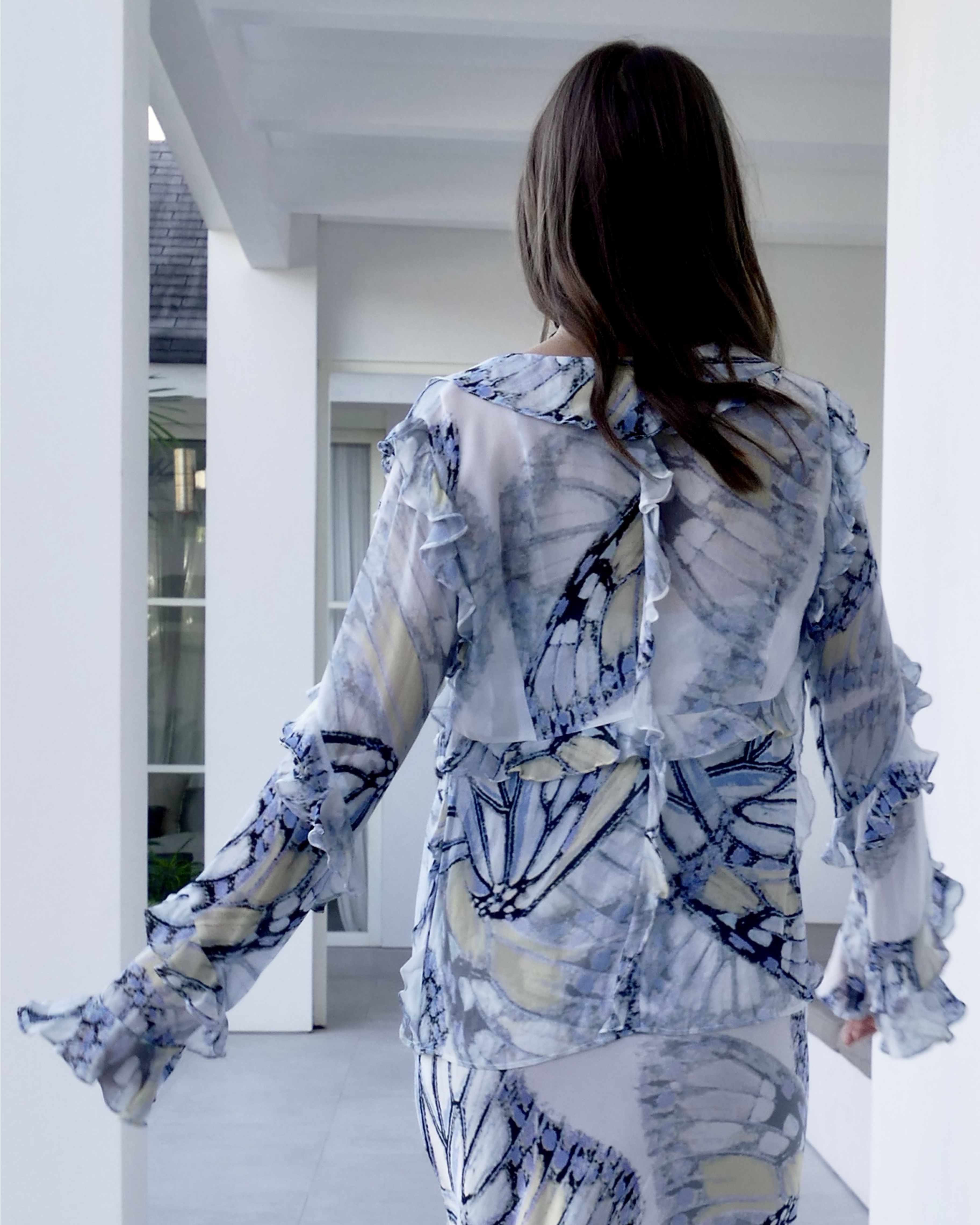 Sloane Ranger Tie Front Blouse