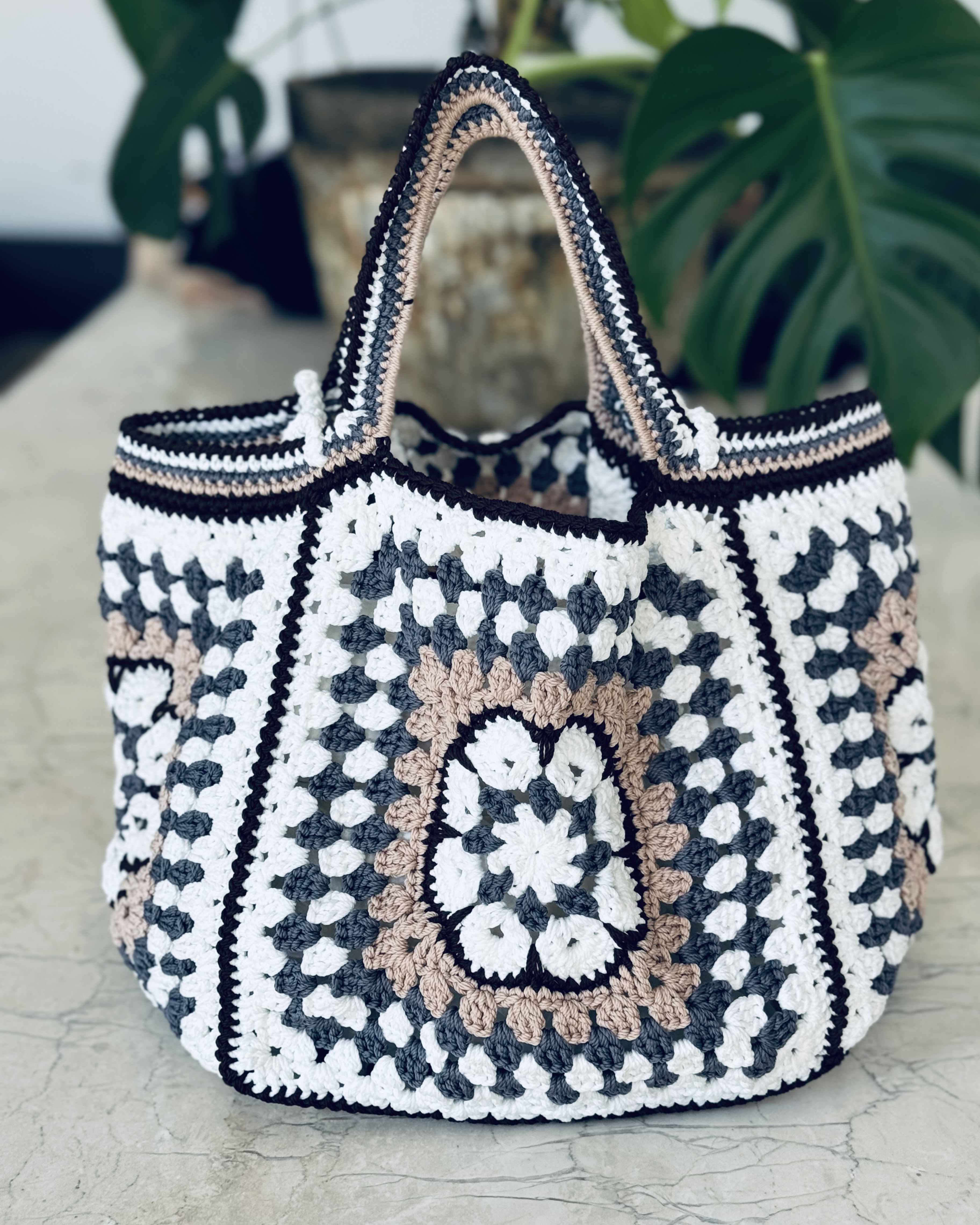 Lenny Love Crochet Tote Bag