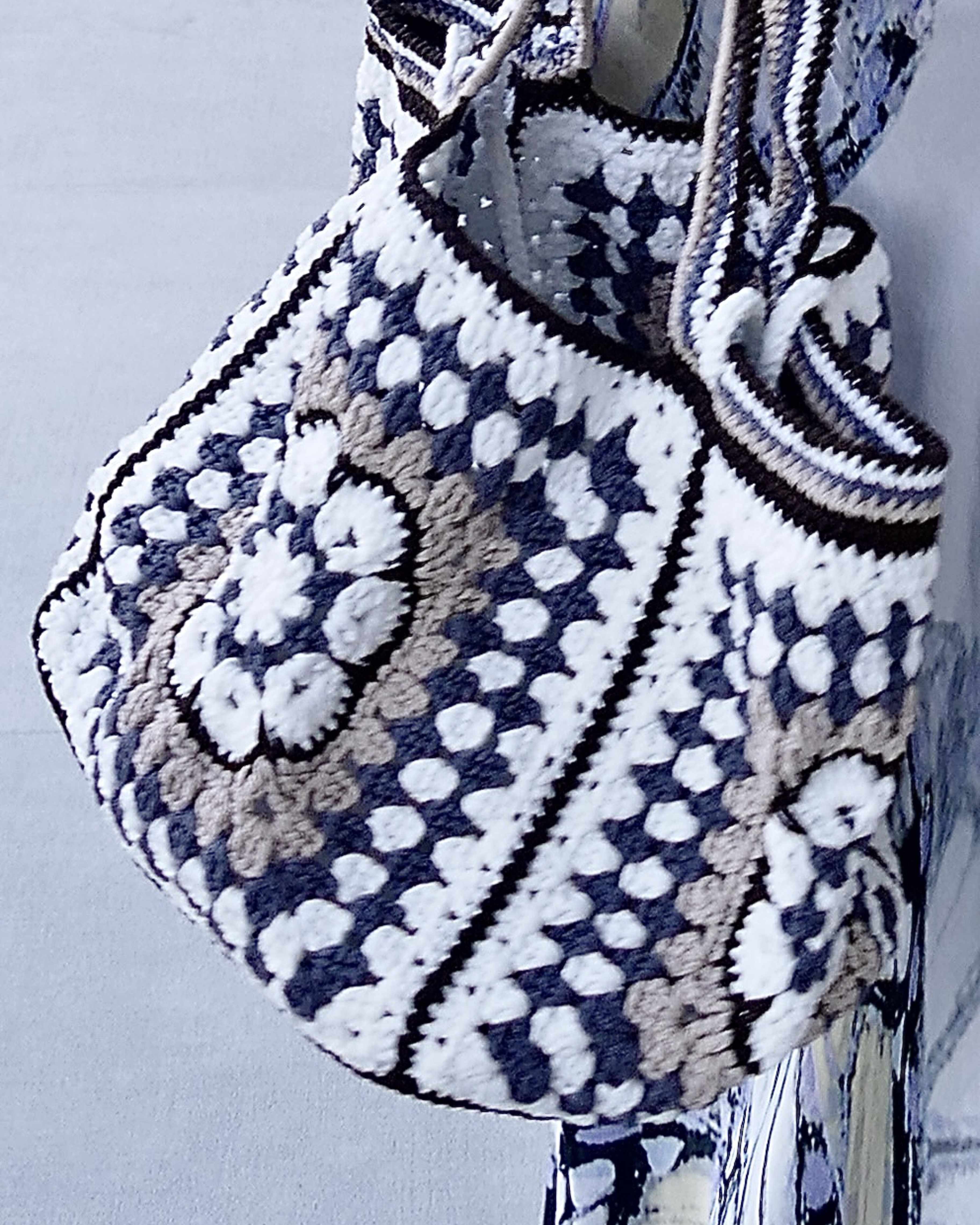 Lenny Love Crochet Tote Bag