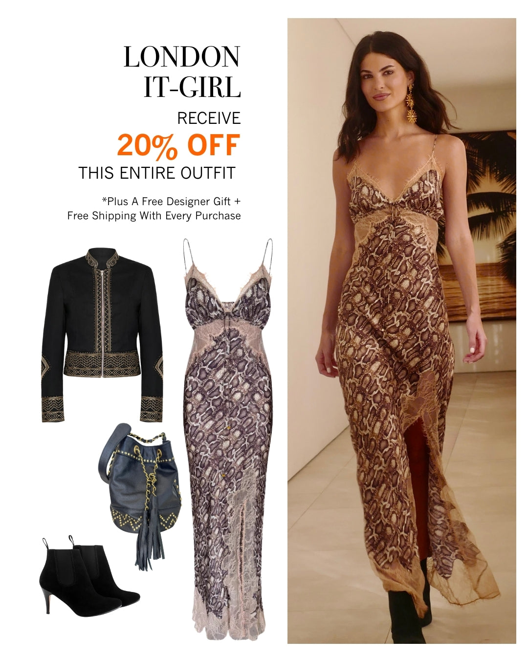 London It Girl | Gigi Maxi Dress