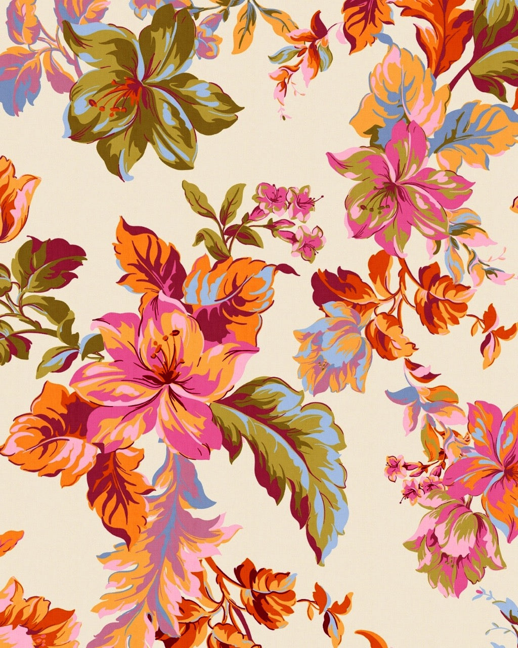 Mysterious Ways Maxi Dress in Hanalei Flower Print