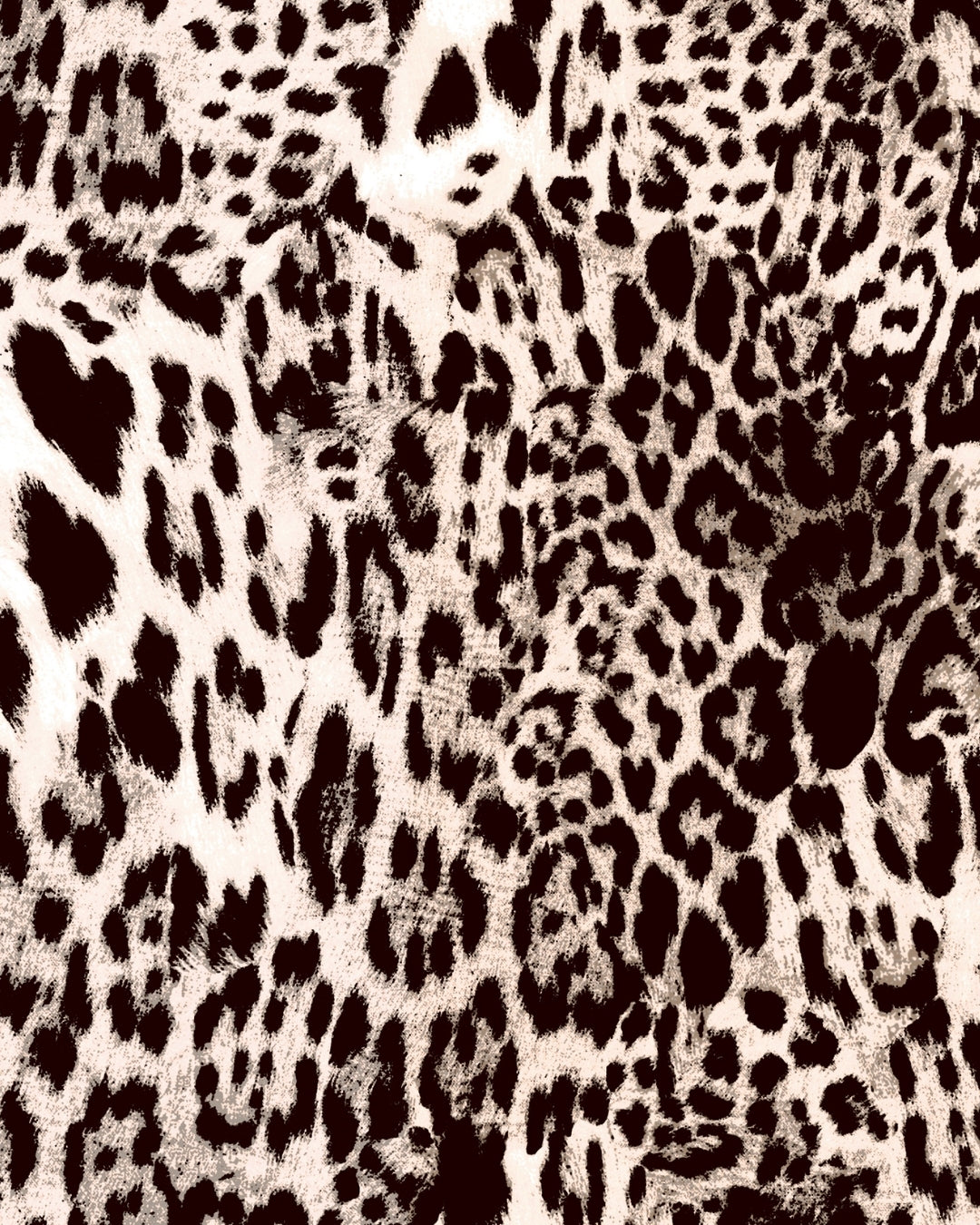 Luna Skirt in Midnight Leopard Print