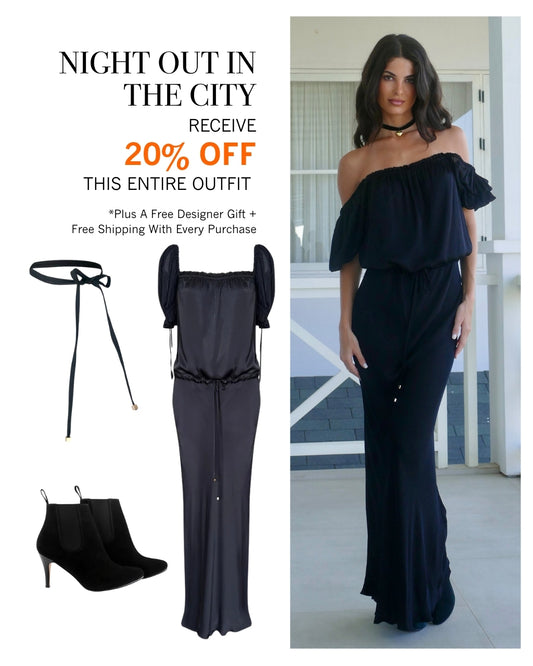 Night Out in the City | The Lioness Maxi Dress