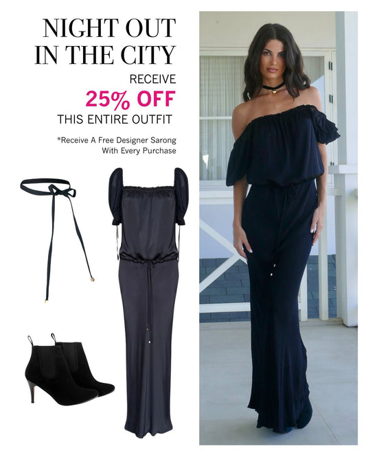 Night Out in the City | The Lioness Maxi Dress