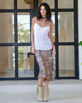 Model is 175cm / 5' foot 9" inches in height and wears a size S.