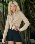 Model is 178cm / 5' foot 10" inches in height and wears a size S