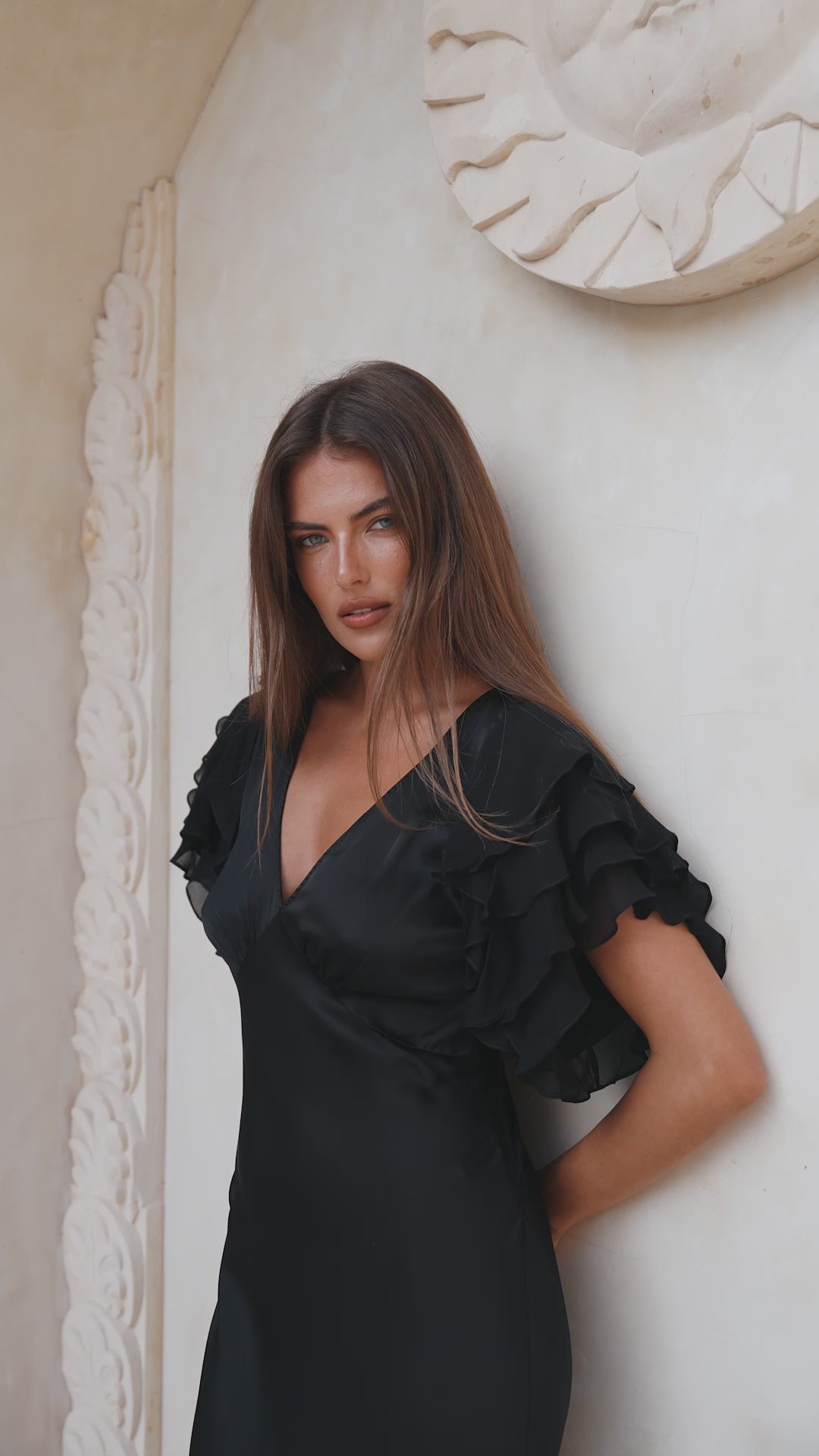 Moonlight Maxi Dress in Black