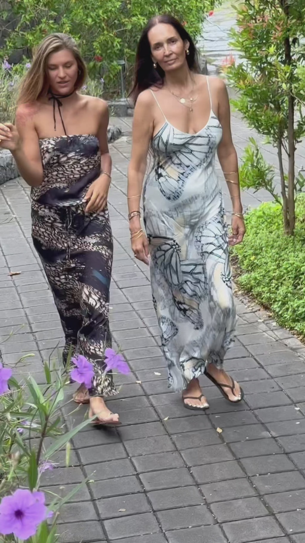 Mysterious Ways Maxi Dress in Butterfly Print