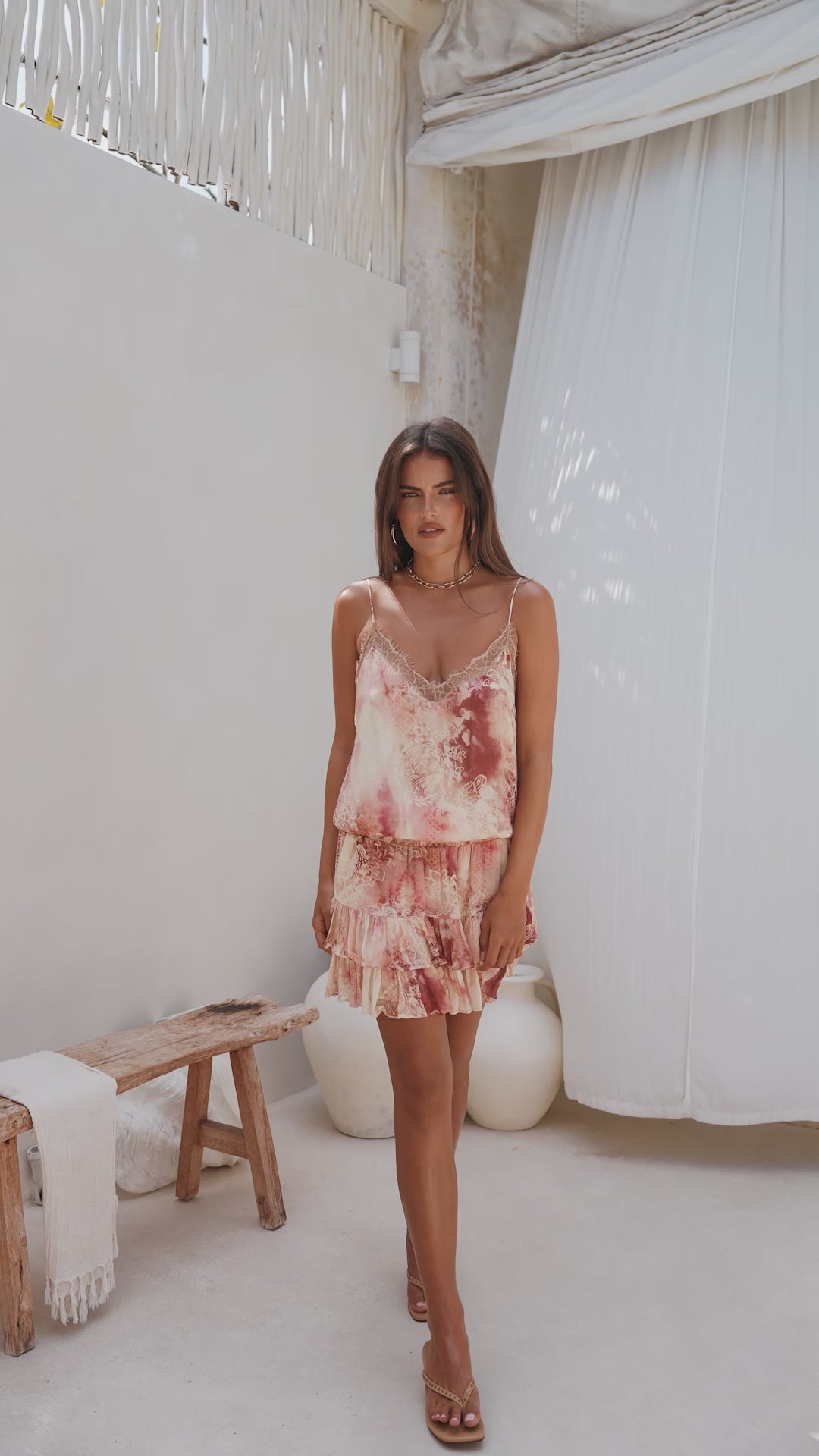 Maya Dress in Rosa Dawn Print