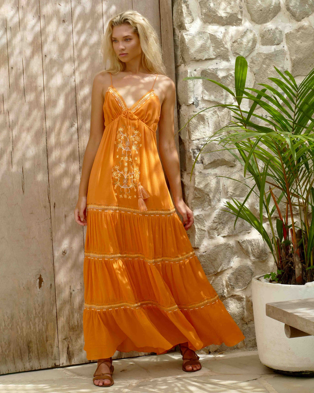 Model is 176cm / 5' 9" inches and wears a size XS
