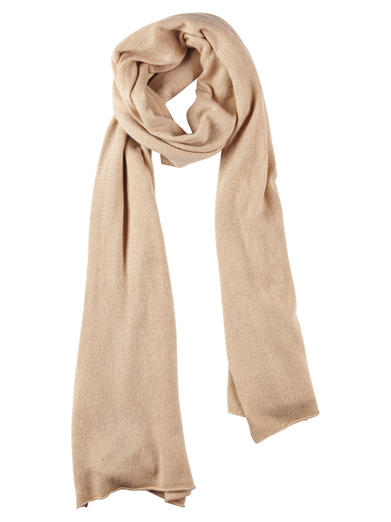 Swept Away Silk Cashmere Scarf / Beige Latte - Little Joe Woman by Gail Elliott E-Boutique
