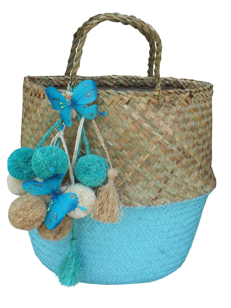 DAY TRIPPER RATTAN BASKET - Little Joe Woman by Gail Elliott E-Boutique
