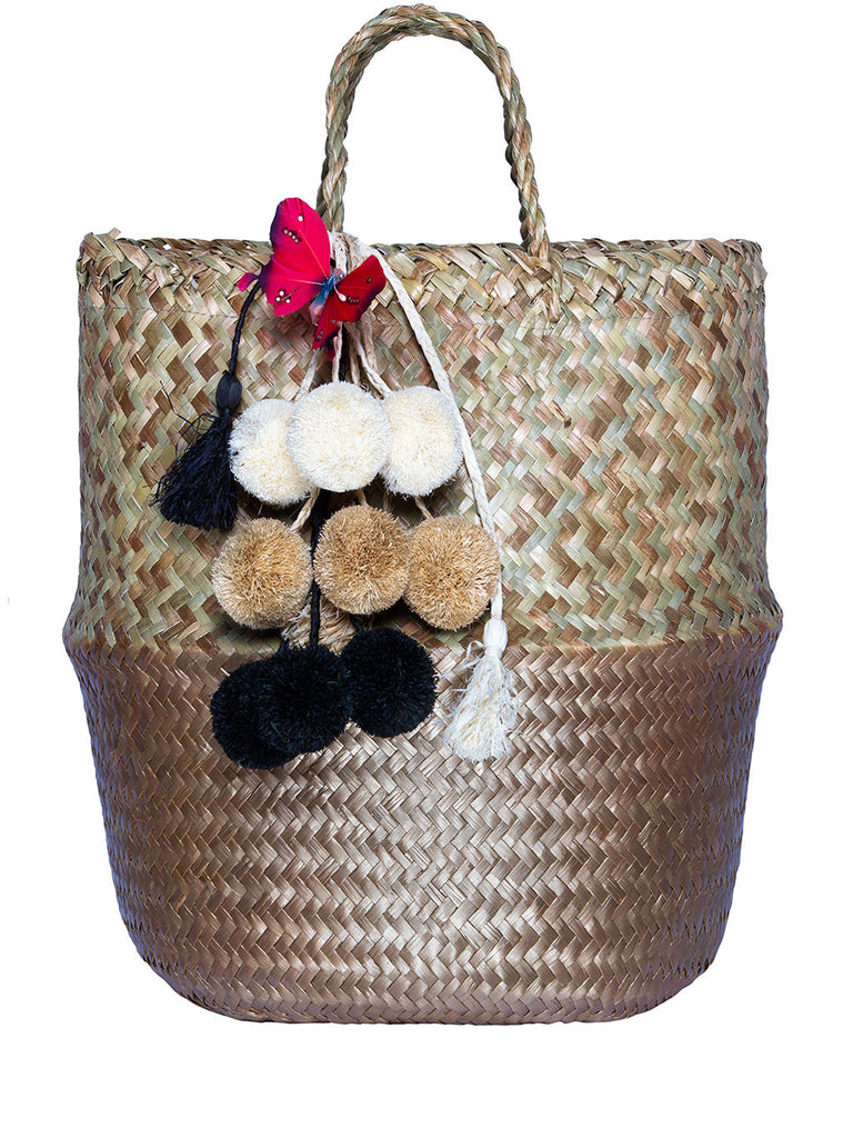 DAY TRIPPER RATTAN BASKET - Little Joe Woman by Gail Elliott E-Boutique
 - 1