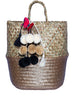 DAY TRIPPER RATTAN BASKET - Little Joe Woman by Gail Elliott E-Boutique
 - 1