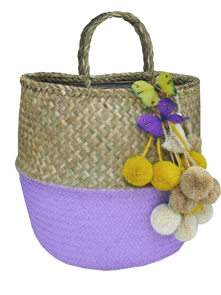 DAY TRIPPER RATTAN BASKET - Little Joe Woman by Gail Elliott E-Boutique
