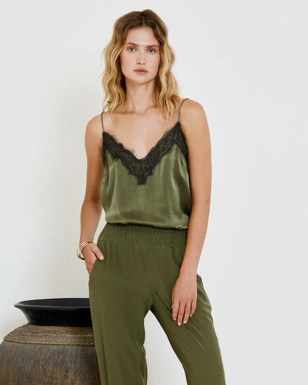 Girl Talk Silk Camisole