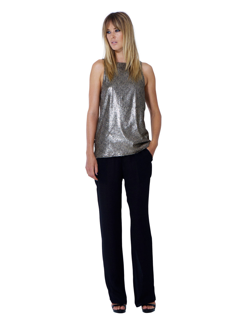 ECLIPSE SEQUIN TANK - Little Joe Woman by Gail Elliott E-Boutique - 1