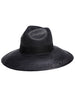Wide Brim Panama Hat / Black - Little Joe Woman by Gail Elliott E-Boutique
 - 1