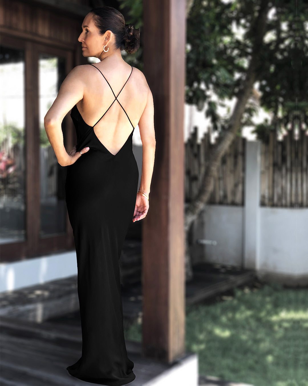 Layla Star Silk Maxi Dress