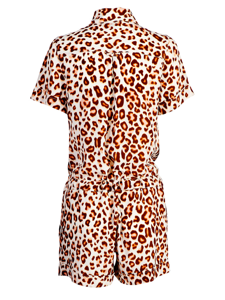 Caffeinated Silk Playsuit - Little Joe Woman by Gail Elliott E-Boutique
 - 3