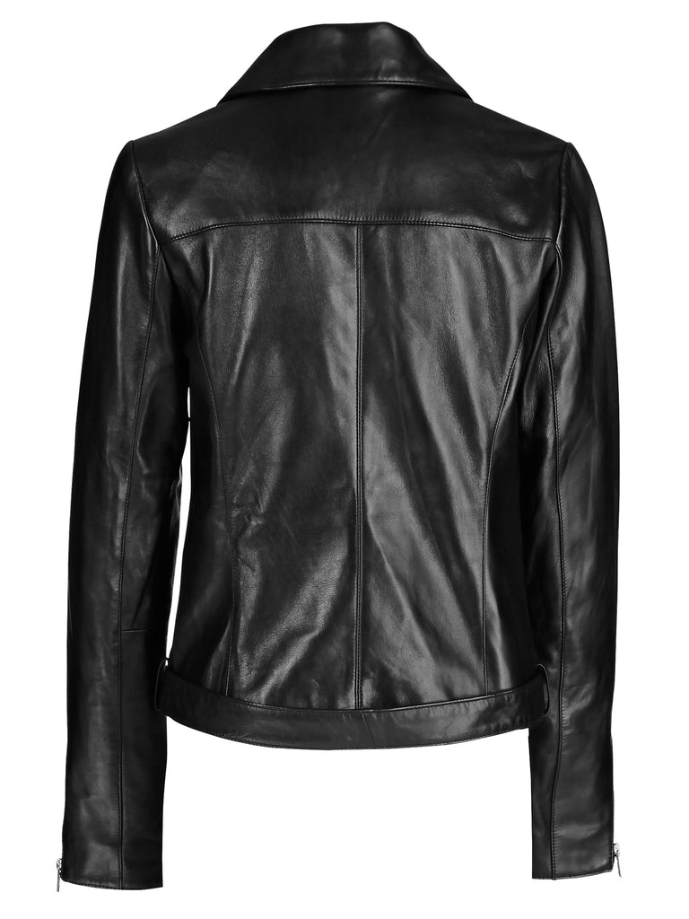 Wolf Whistle Leather Jacket (SOLD OUT) - Little Joe Woman by Gail Elliott E-Boutique
 - 3