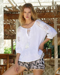 Model is 178cm / 5' foot 10" inches in height and wears a size S