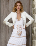 Model is 178cm / 5' foot 10" inches in height and wears a size S