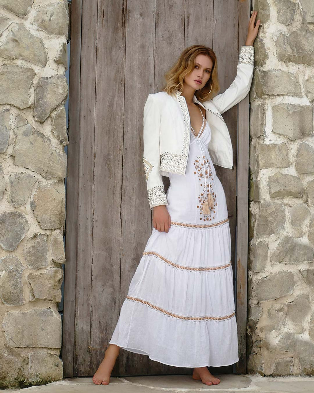 Model is 178cm / 5' foot 10" inches in height and wears a size S
