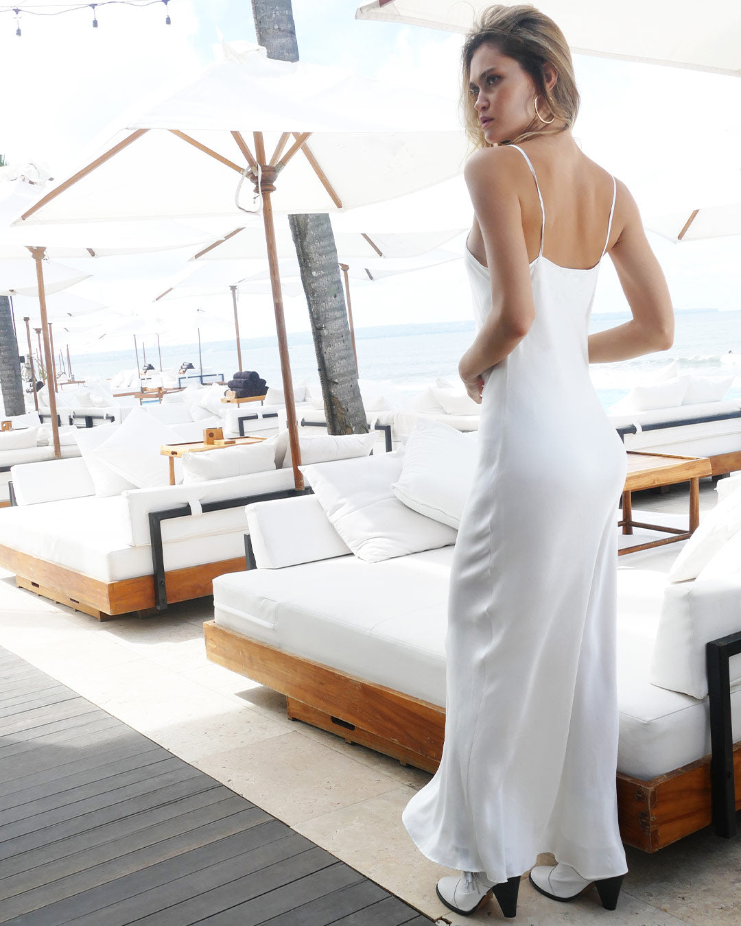 Vision Of Love Silk Maxi Dress