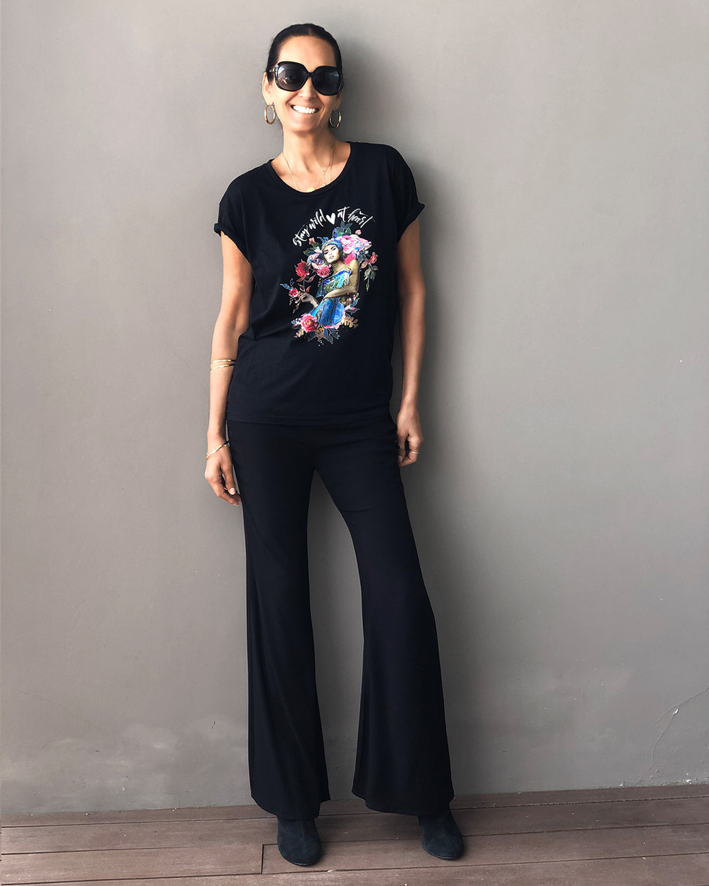 Model is 178cm / 5' foot 10" inches in height and is wearing a size S