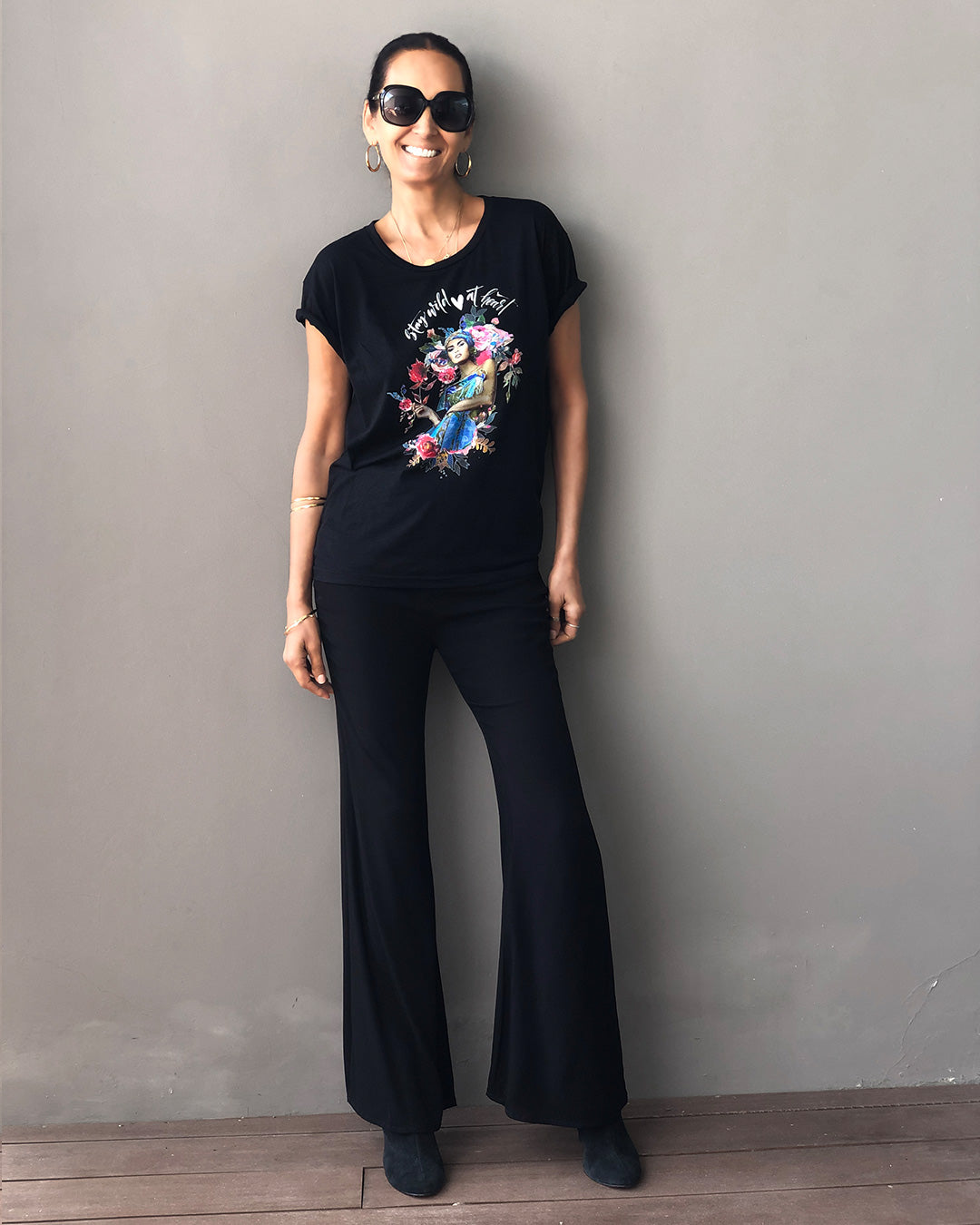 Model is 178cm / 5' foot 10" inches in height and is wearing a size S