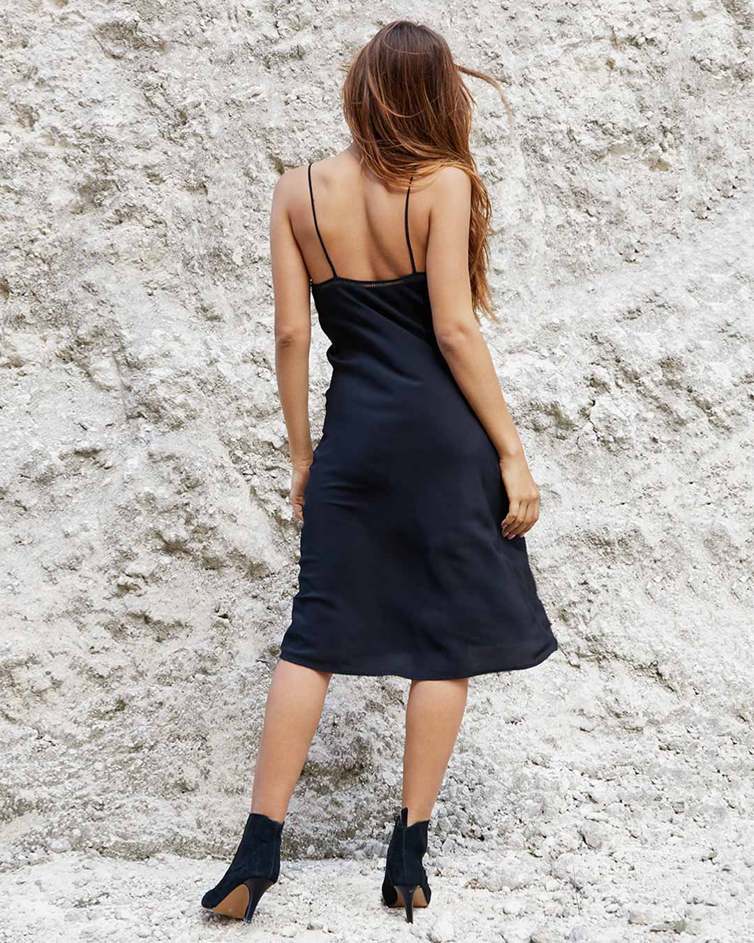 Wild Cherry Silk Dress