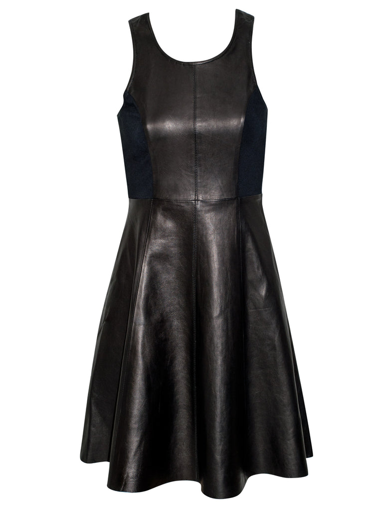 Delirious Leather Dress - Little Joe Woman by Gail Elliott E-Boutique
 - 1