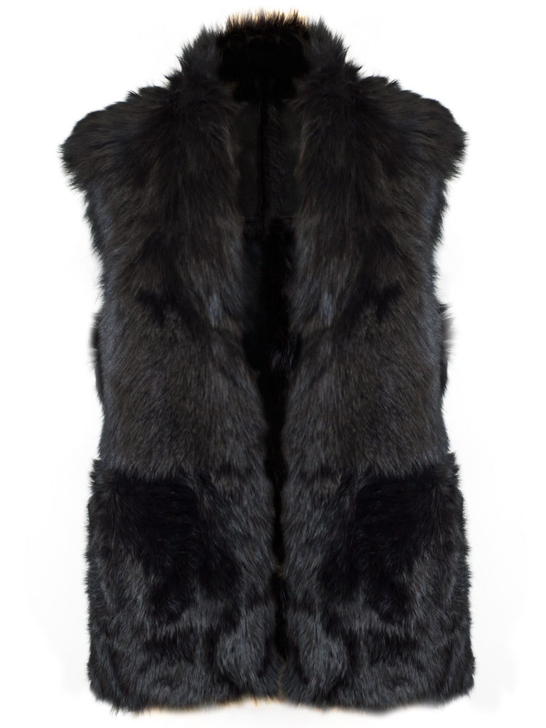 Hot & Bothered Reversible Shearling Gilet - Little Joe Woman by Gail Elliott E-Boutique
 - 3