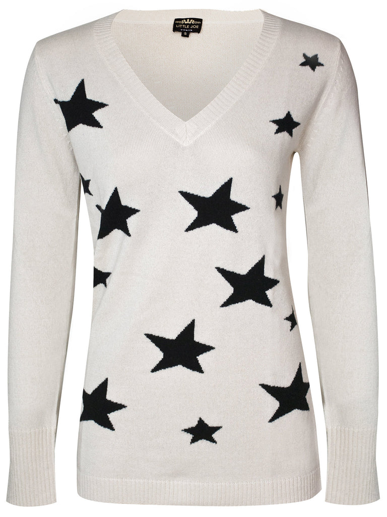 Seeing Stars Cashmere Sweater - Little Joe Woman by Gail Elliott E-Boutique
 - 1