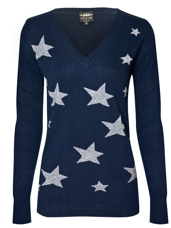 Seeing Stars Cashmere Sweater - Little Joe Woman by Gail Elliott E-Boutique
