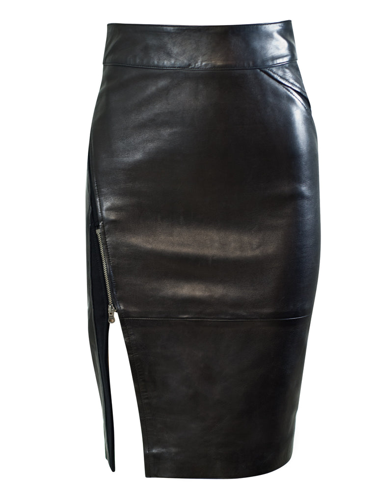 So Venomous Leather Skirt - Little Joe Woman by Gail Elliott E-Boutique
 - 1