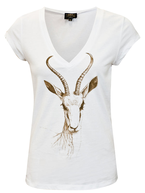 Springbok Tee - Little Joe Woman by Gail Elliott E-Boutique
