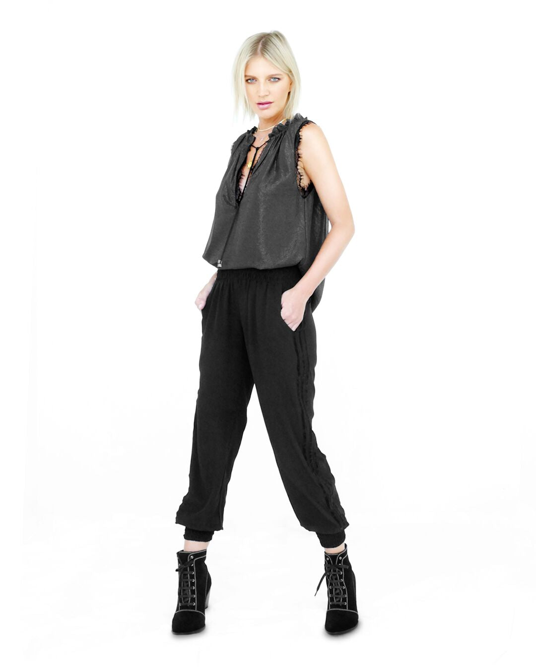 Have A Heart Silk Pant