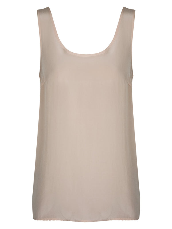 White Crown Silk Tank - Little Joe Woman by Gail Elliott E-Boutique
