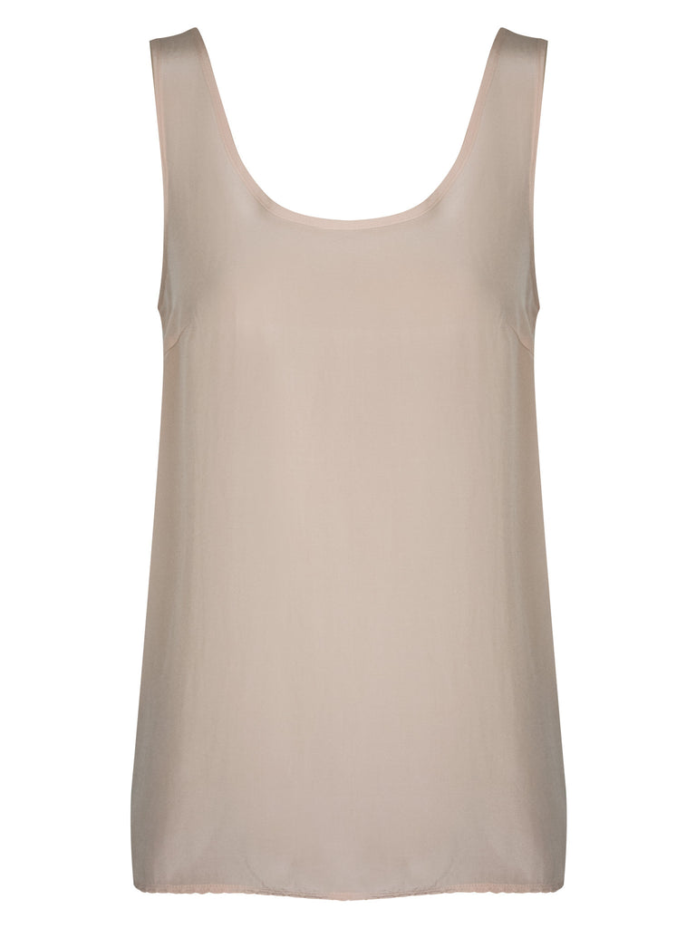 White Crown Silk Tank - Little Joe Woman by Gail Elliott E-Boutique
